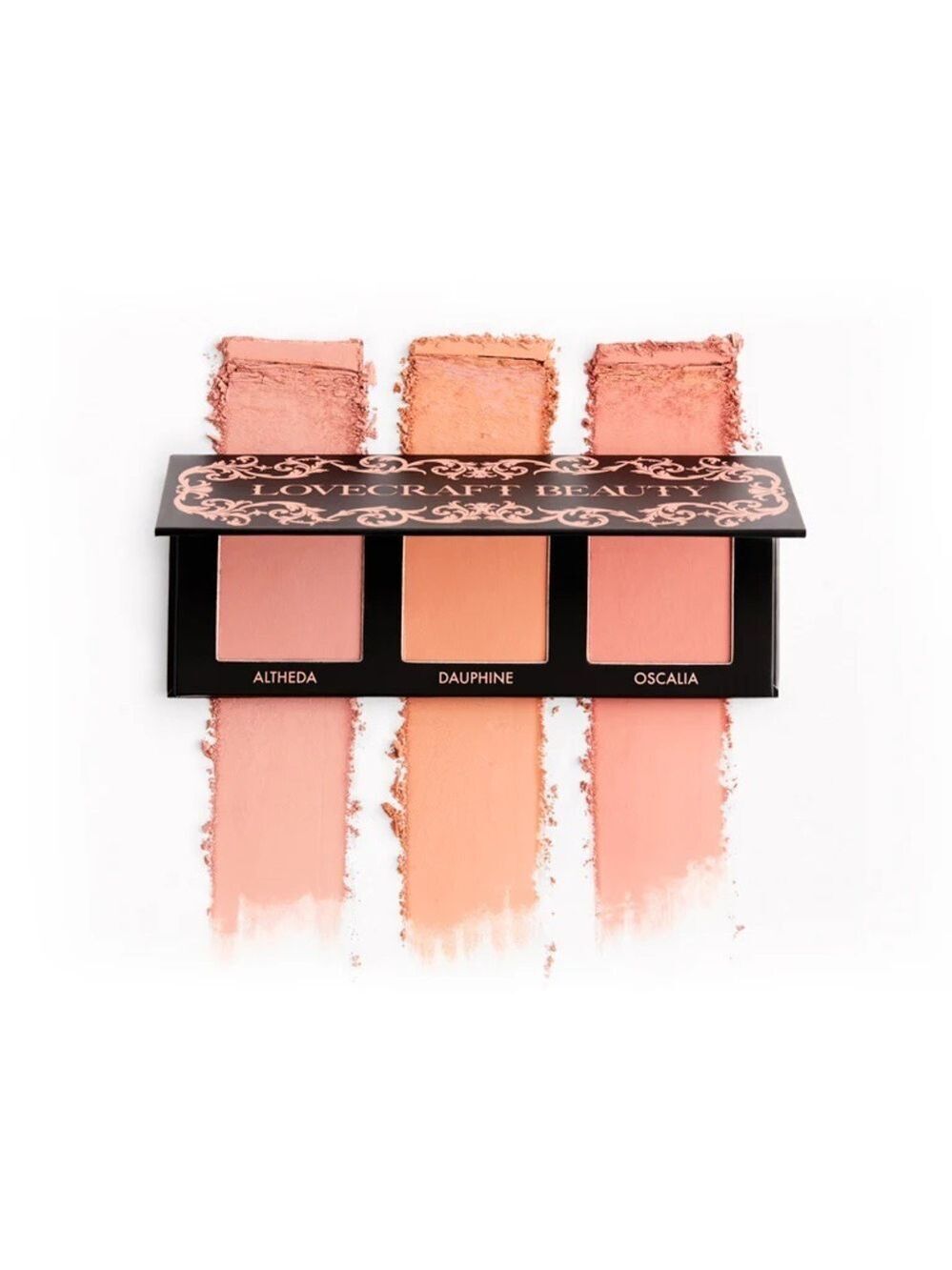🥳HP🎉NIB Lovecraft Beauty Blush Palette in Altheda, Dauphine & Oscalia